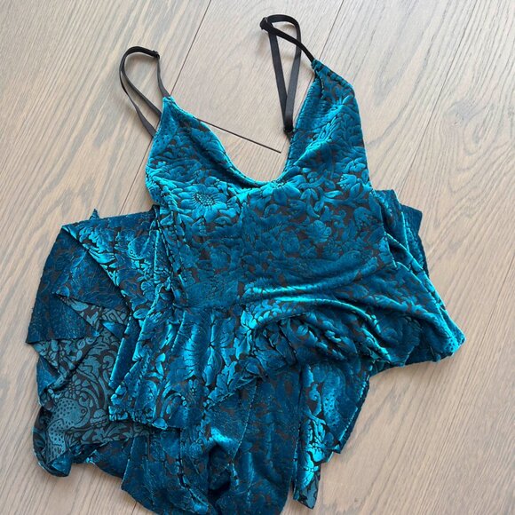 Blackmilk Strawberry Thief Handkerchief Dress - Picture 2 of 3